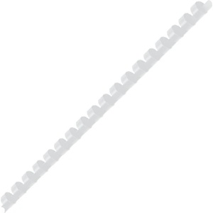 DELI Дели 8 мм 25 бр. бели пластмасови спирали del03844/25 (del03844/25)