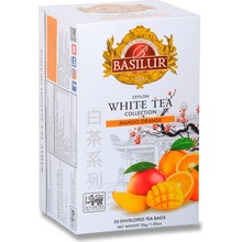 Basilur Bílý čaj White Tea Mango Orange 20 x 1,5 g