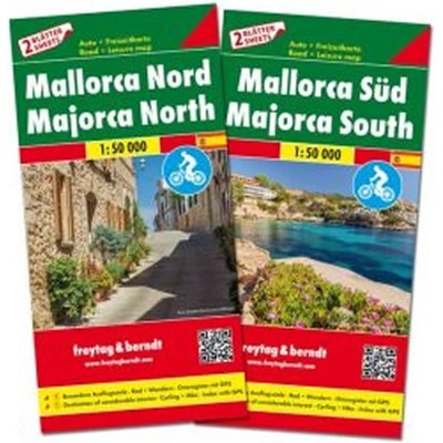 Freytag & Berndt - Freytag & Berndt Auto + Freizeitkarte Mallorca Nord und Süd Set Autokarten :.. Road + Leisure Map Major