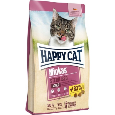 Happy Cat Minkas Sterilised Geflügel 10 kg