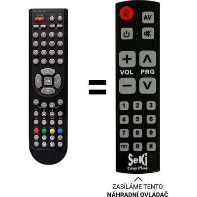 Dálkový ovladač Senior Sencor SLT1915DVBT (SE) WHITE, SLT1913DVB-T (SE) – Hledejceny.cz