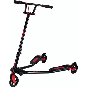 ROLLZONE Тротинетка Wiggler, люлееща се трикова тротинетка, черна (RZWG1-черен)