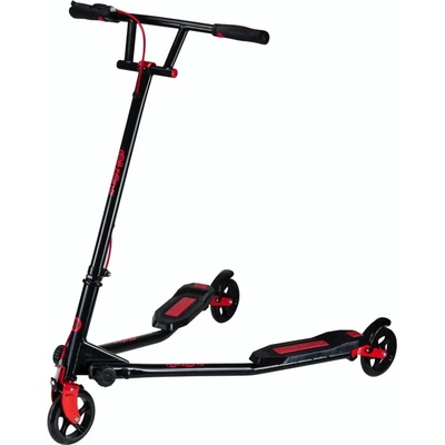 ROLLZONE Тротинетка Wiggler, люлееща се трикова тротинетка, черна (RZWG1-черен)