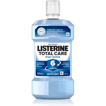 Image 1 of LISTERINE Stay White вода за уста с избелващ ефект вкус Arctic Mint 500ml