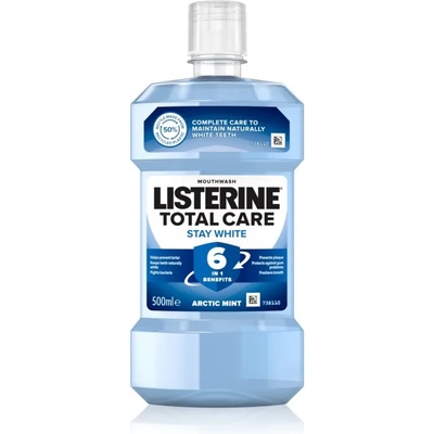 LISTERINE Stay White вода за уста с избелващ ефект вкус Arctic Mint 500ml