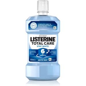 LISTERINE Stay White вода за уста с избелващ ефект вкус Arctic Mint 500ml