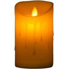 Emocio LED čajová svíčka tančící plamen 75 × 125 mm