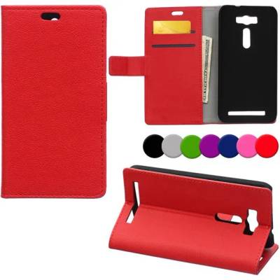 ASUS ZenFone 2 Laser ZE500KL Wallet Кожен Калъф и Протектор