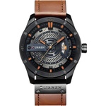 Curren Часовник curren br-14166 - Кафяв / Оранжев kp14166 Часовници