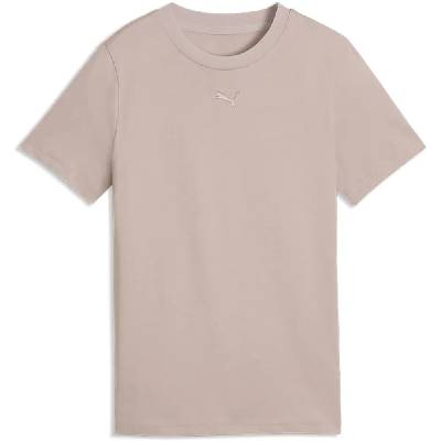 Тениска Puma Ess Centered Cat Logo short sleeve T-shirt - Beige (Rose Latte)