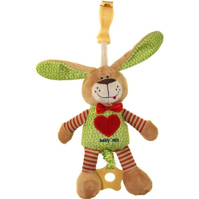 Baby Mix Edukačná hrajúca plyšová zajac