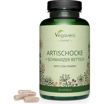Vegavero Артишок + черна ряпа 90 капсули | Vegavero (VV-VITA-294)