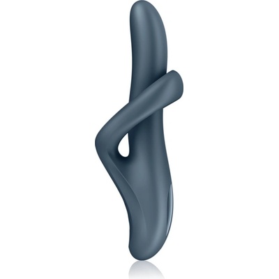 Satisfyer HEAT FLEX 4 вибратор със стимулиране на клитора Grey 23 см