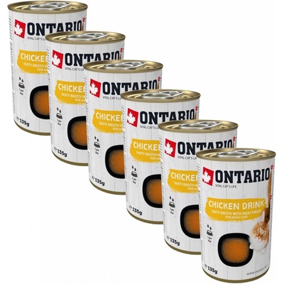 Ontario Cat Drink Chicken 6 x 135 g
