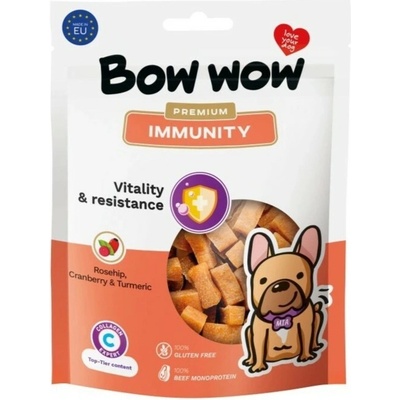 BOW WOW Premium Immunity funkčná maškrta na podporu imunity 60 g