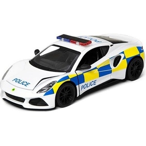 Kinsmart Метална количка Kinsmart Police Edition - Lotus Emira, 1: 34, бяла (52138)