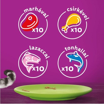 Image 1 of Whiskas Adult fish & meaty selection 40x100 g