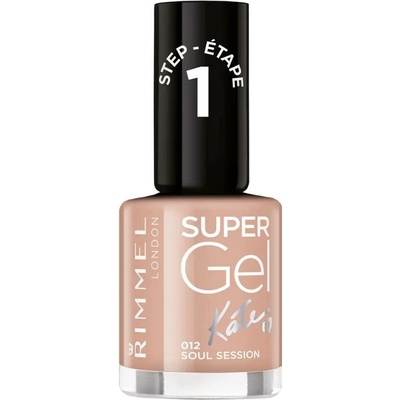 Rimmel London Gelový lak na nehty Super Gel Nail Polish 012 Soul Session 12 ml