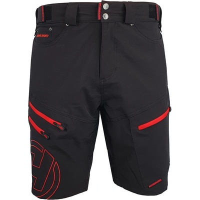 Haven krátké pánské Navaho Shorty s vložkou černo/červené