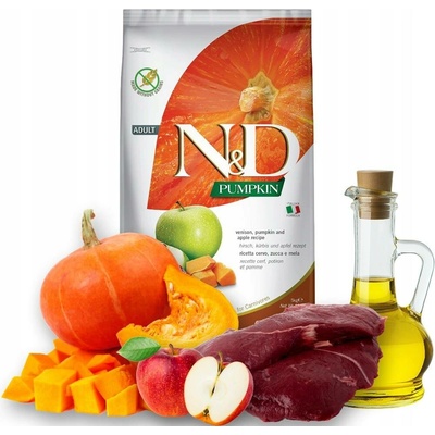 N&D Pumpkin Adult Cat Grain Free Venison & Apple 5 kg