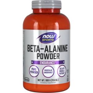 NOW NOW Beta Alanine Powder, 500 Grams