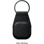 Nomad Висококачествен ключодържател от естествена кожа за Apple AirTag - Nomad AirTag Leather Keychain (черен) (NM01014485)