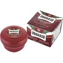 Proraso Red mýdlo na holení pro tvrdé vousy Shea Butter and Sandal Oil 150 ml