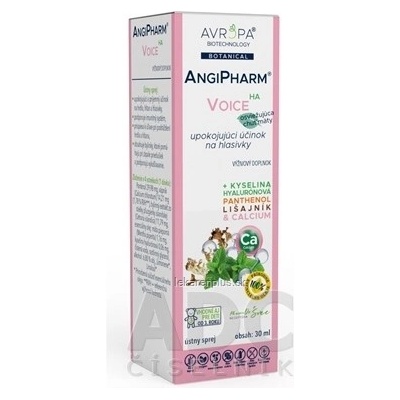 Avropa AngiPharm Voice HA ústny sprej 30 ml