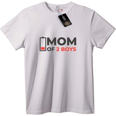 NOONEBRAND Тениска Майка на 2 Момчета - 6XL, Black