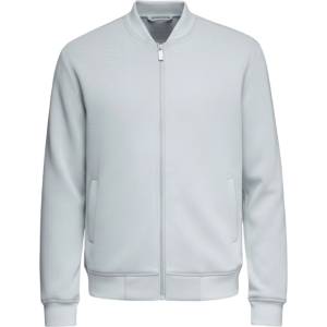 Ombre Clothing Мъжко бомбер със raglan ръкави - светлосиво V4 Ombre Clothing Ombre Clothing | Mnogotsveten | МЪЖЕ | S