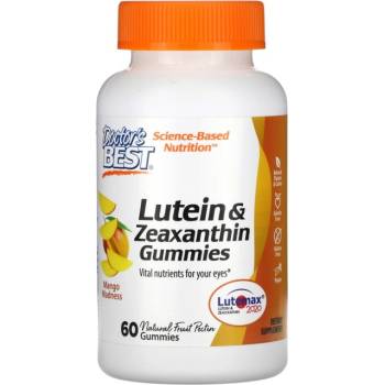 Image 1 of Doctor's Best BEST Lutein & Zeaxanthin Gummies [60 желирани бонбони] Манго