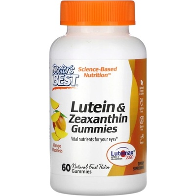 Doctor's Best BEST Lutein & Zeaxanthin Gummies [60 желирани бонбони] Манго