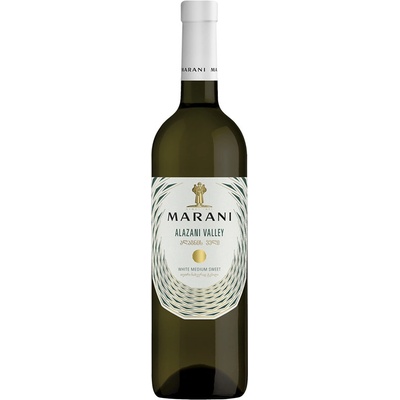 Marani ALAZANI VALLEY bílé polosladké gruzínské 2022 12% 0,75 l (holá láhev)