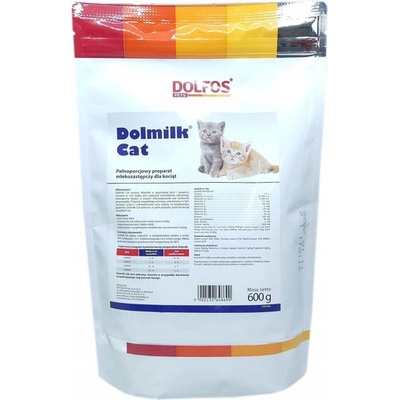 Dolfos Dolmilk Cat mléčná náhražka pro koťata 600 g