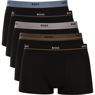 BOSS Комплект от пет - мъжки боксерки BOSS черни BOSS | Cheren | МЪЖЕ | XXL