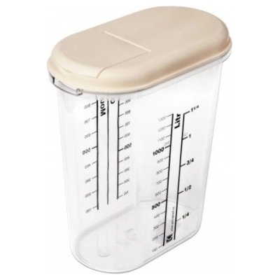 Petra dóza s odmerkou 1,5L béžová
