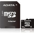 ADATA microSDHC 16GB class 6 + adapter AUSDH16GCL6-RA1