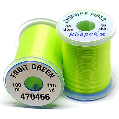 Vázací nit • UHMWPE FIBER LINE • 100m - Tloušťka 40D, Barva Ovocně zelená