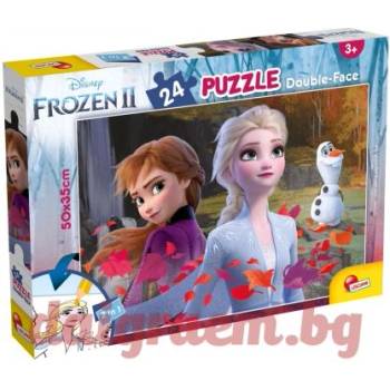 Lisciani Пъзел lisciani 81295 - 24 части - Замръзналото кралство 2, двулицев пъзел (li81295)