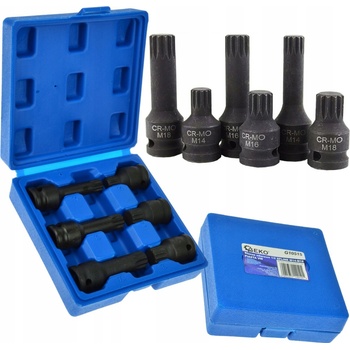 Geko Sada kovaných TORX nadstavcov M14 M16 M18