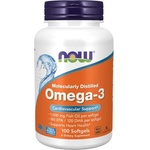 NOW NOW Omega-3, молекулярно дестилирана, 100 меки капсули