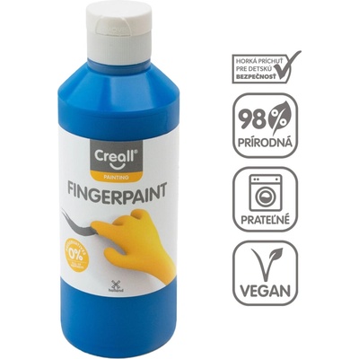 Creall prstová farba 250 ml modrá