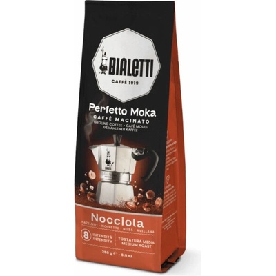 Bialetti Perfetto Moka Hazelnut mletá 80% Arabica 20% Robusta 250 g