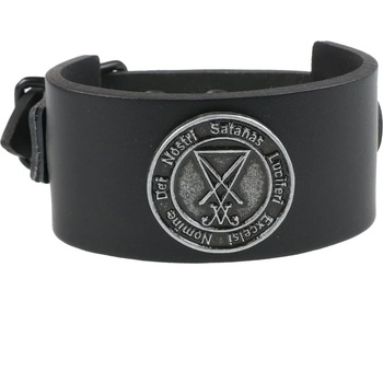 Image 1 of Leather & steel fashion Гривна Луцифери - Черен - lsf1 68