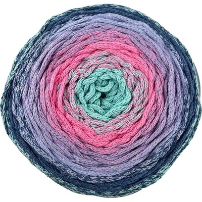 Chainy Cotton Cake ReTwisst 52 variace modrá fialová růžová a mintová