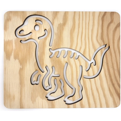 Libelula Šablóna na kreslenie Dinosauri Velociraptor Malý