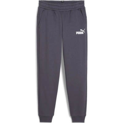 Puma ESS LOGO pants dětské BAVLNĚNÉ tepláky FIALOVÁ