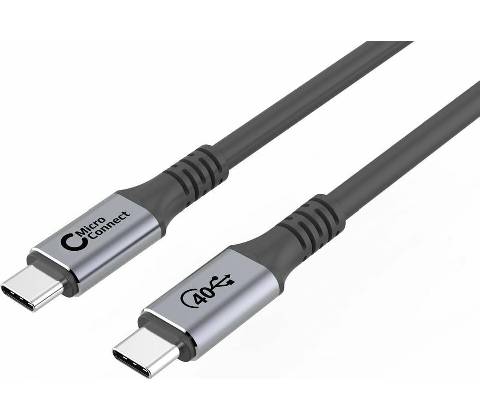 MicroConnect USB4CC2 USB-C - USB-C 2m černý