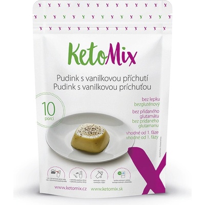 KetoMix Proteinový pudink s vanilkovou 300 g