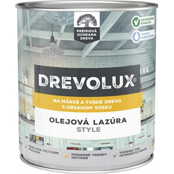 Drevolux style 2,5 l sivá